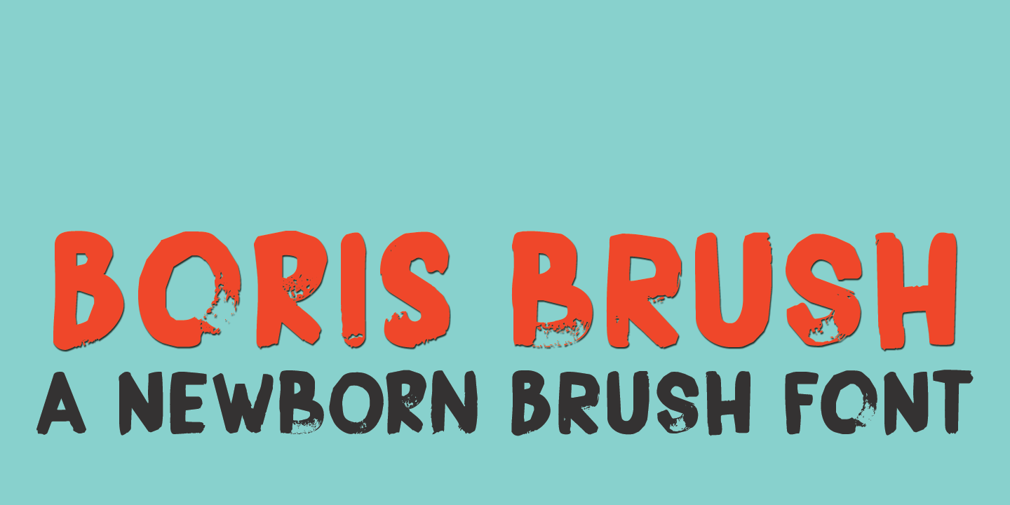 DK Boris Brush Font 1001 Free Fonts
