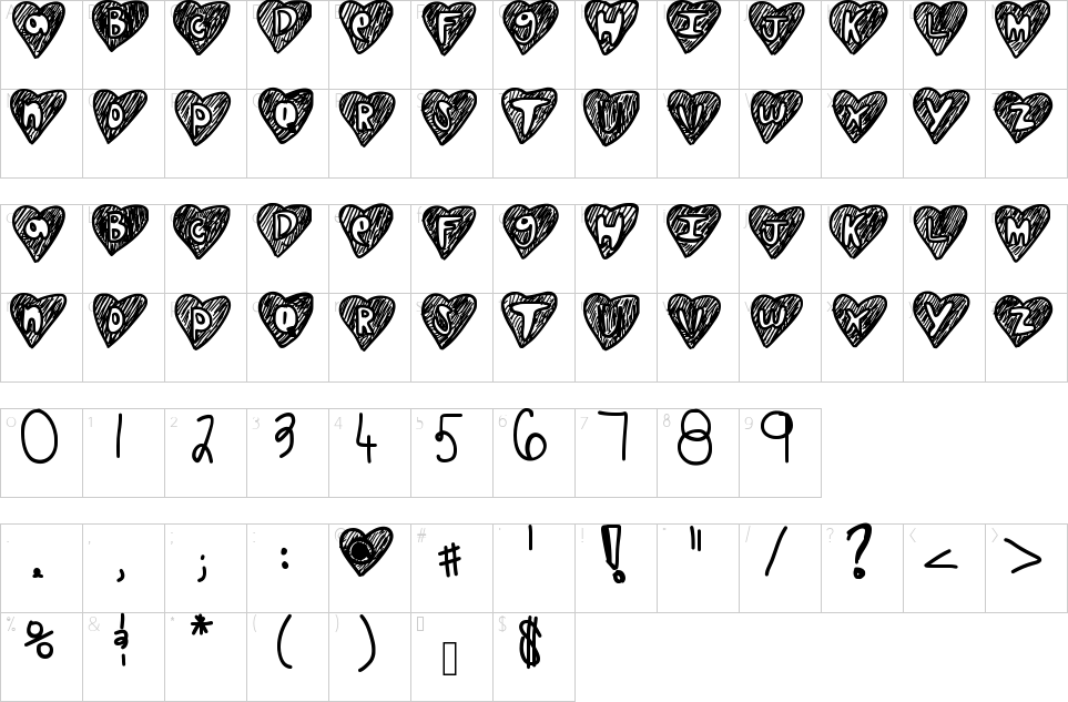 character map