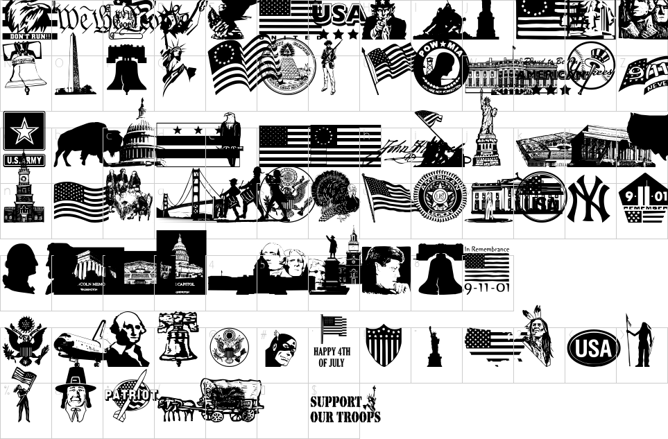 character map