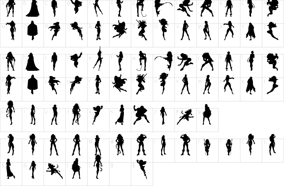 character map