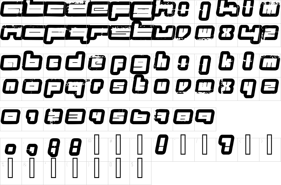 character map