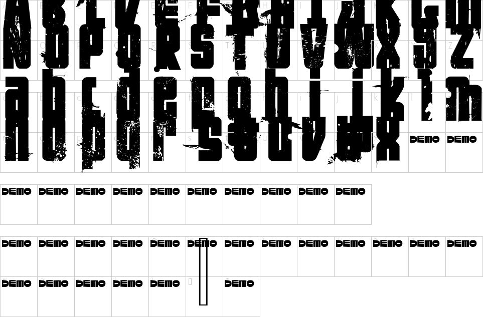 character map