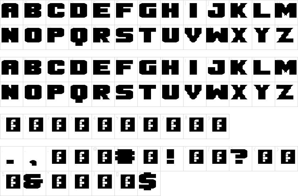 character map