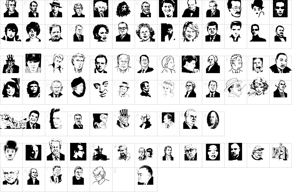 character map