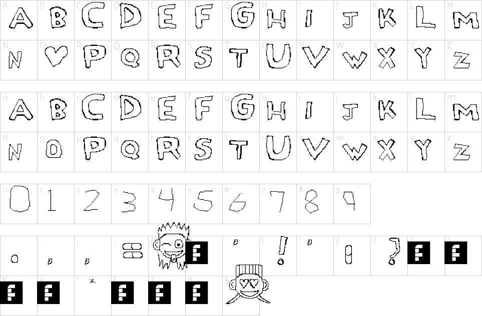 character map