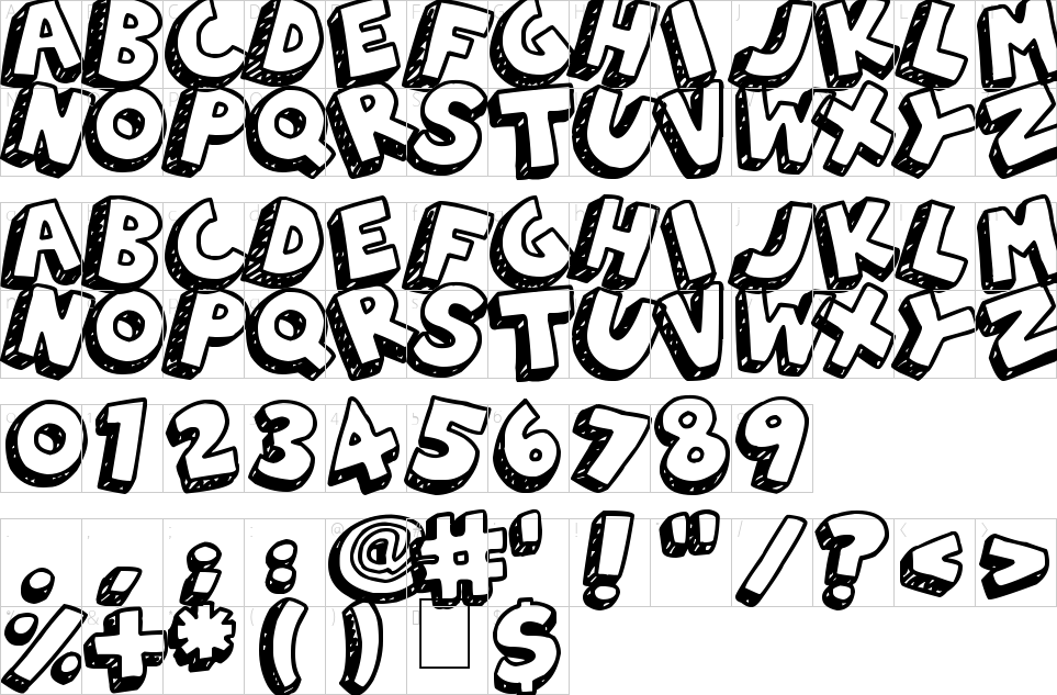 character map