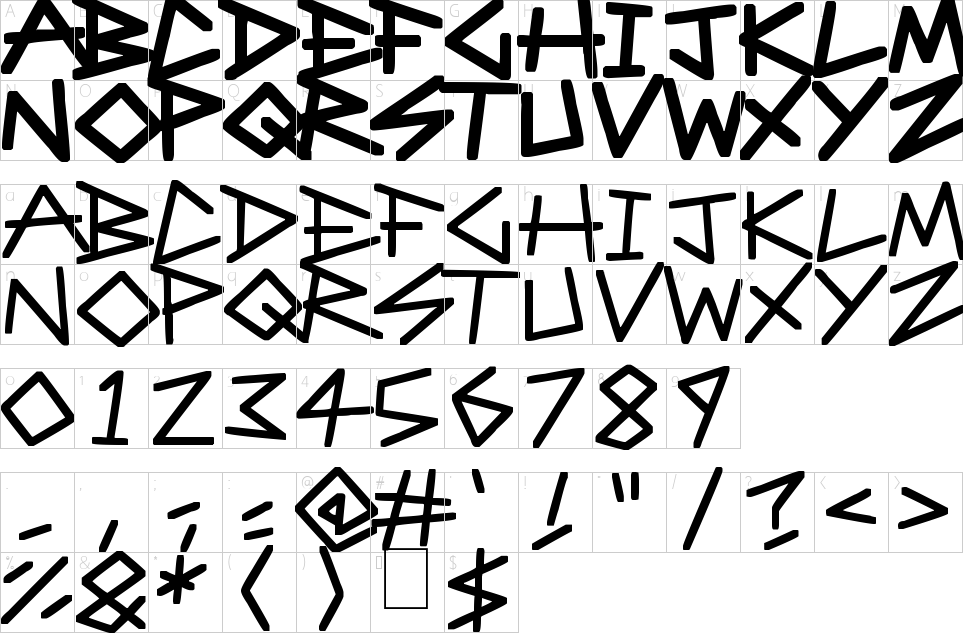 character map