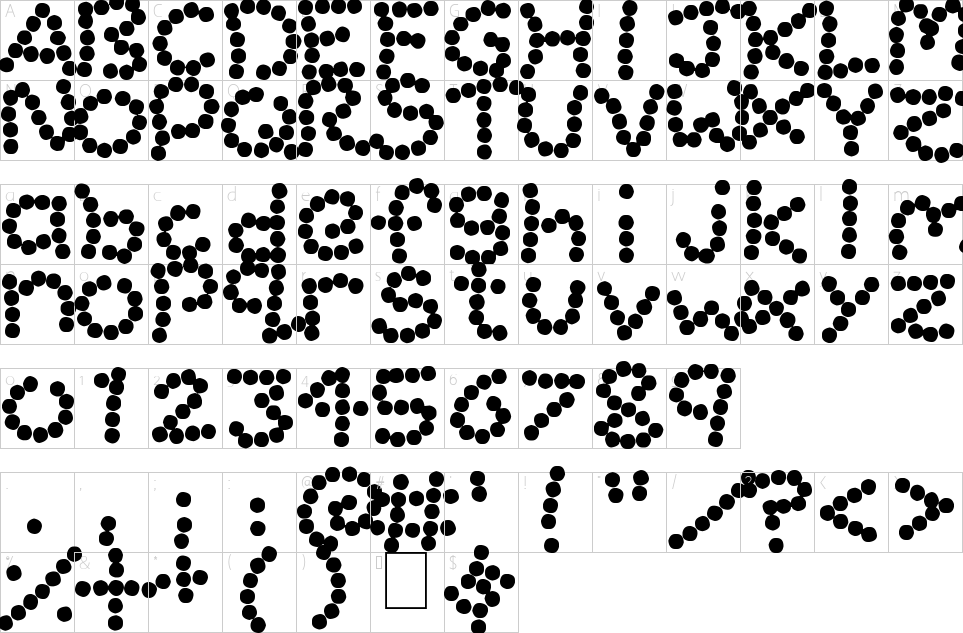 character map