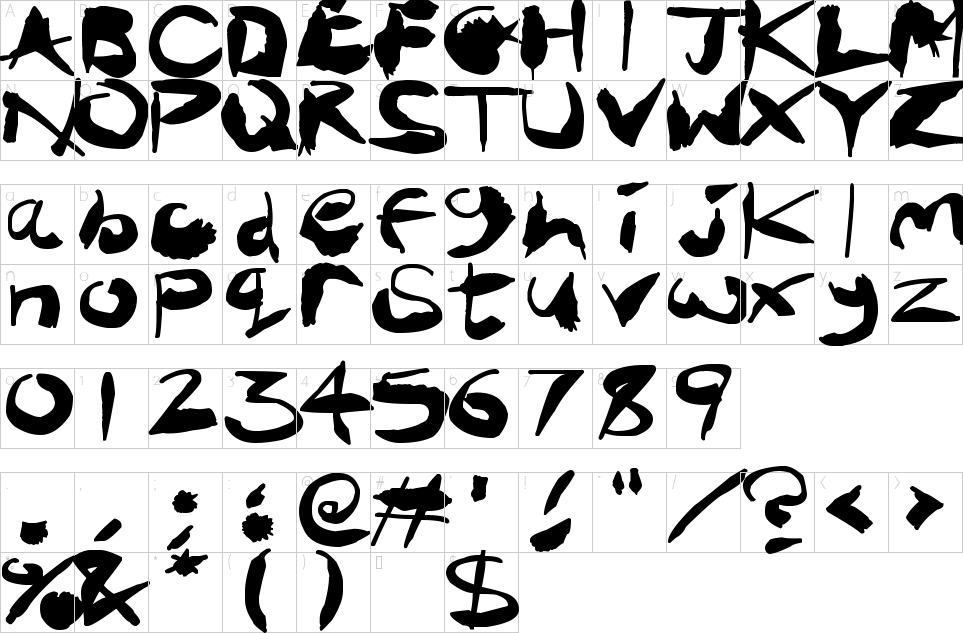 character map