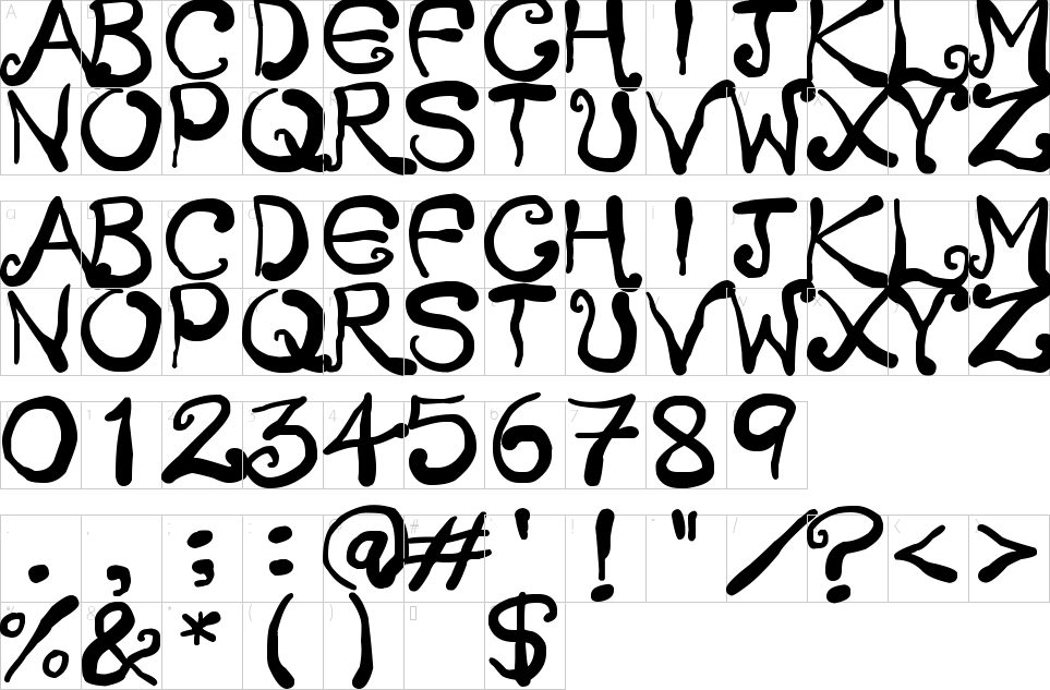 character map