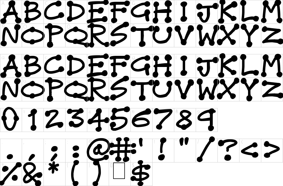 character map