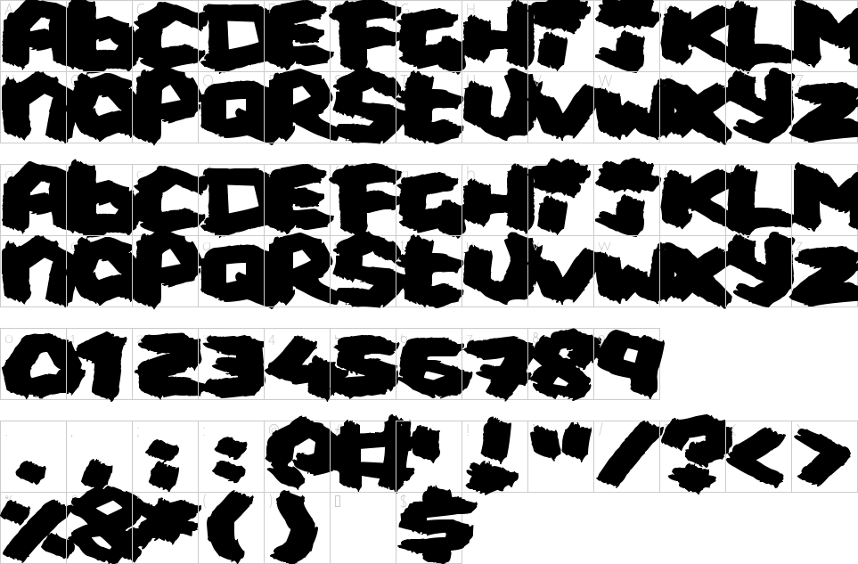 character map