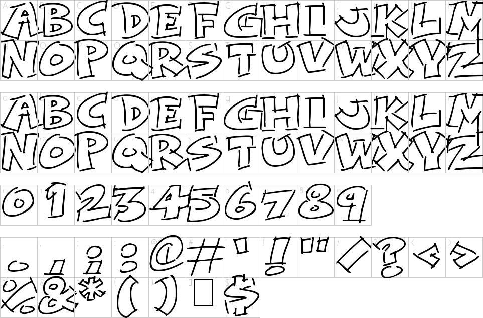 Mapa de caracteres