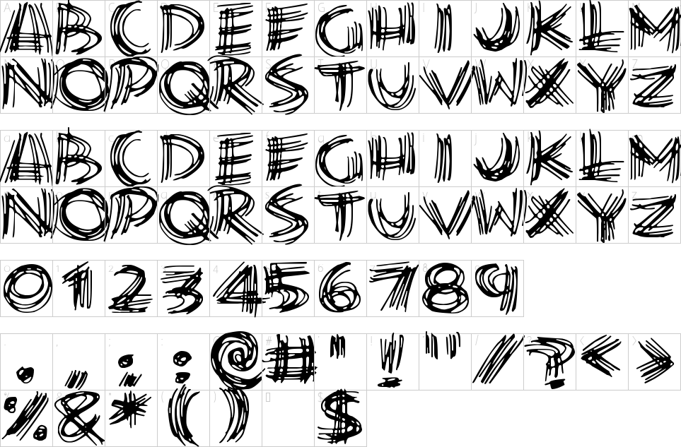 character map