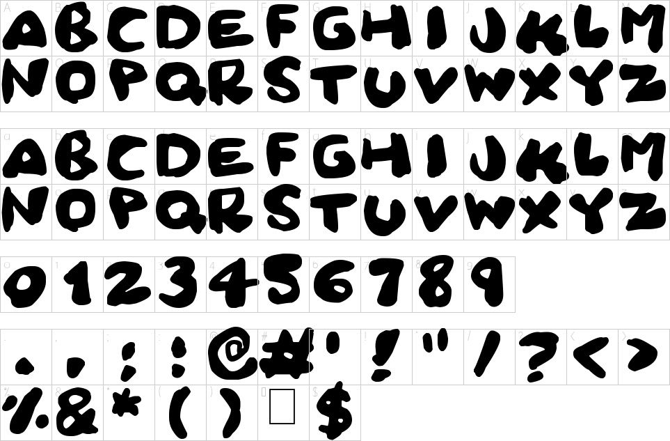 character map