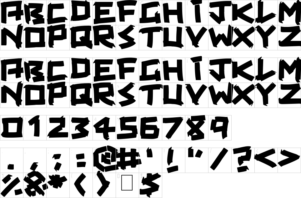 character map