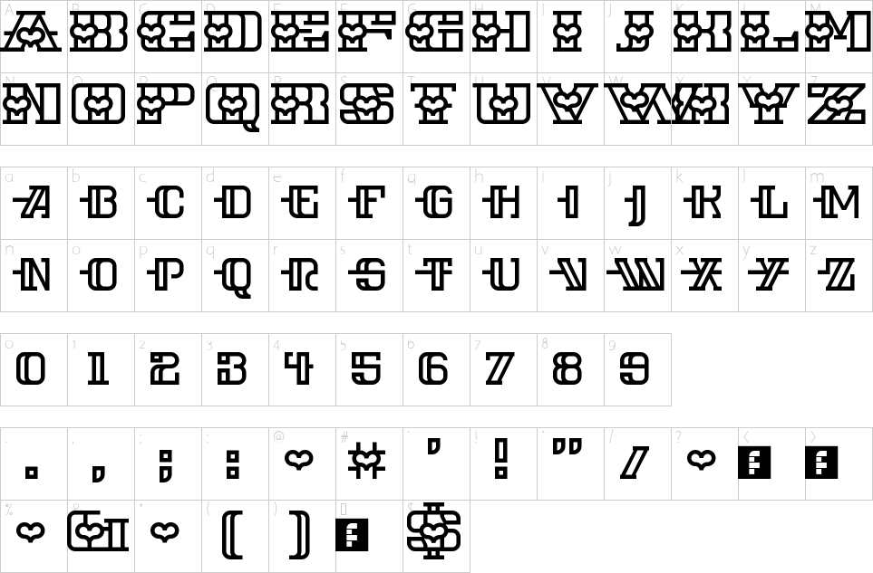 character map