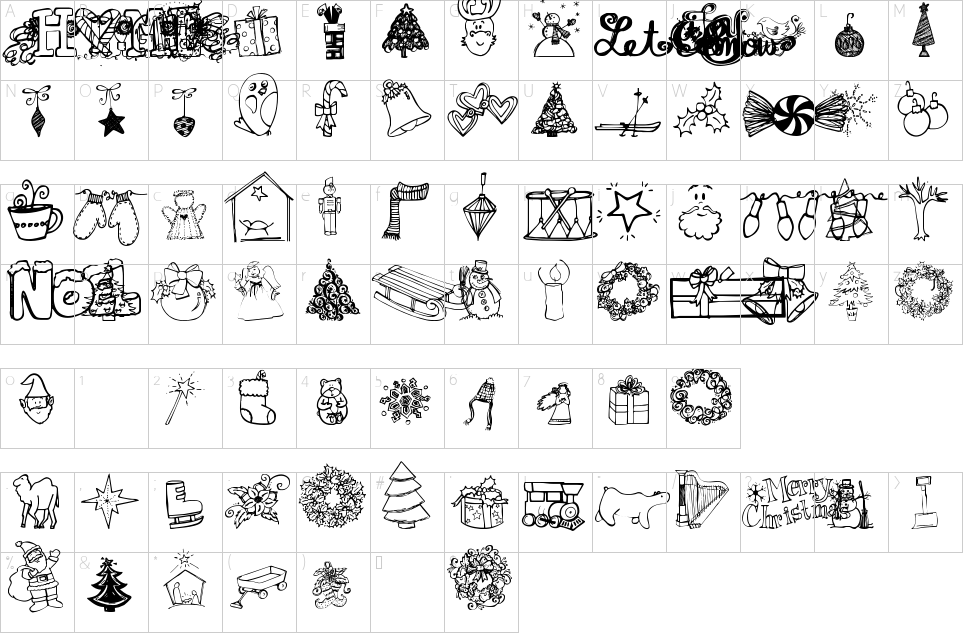 character map