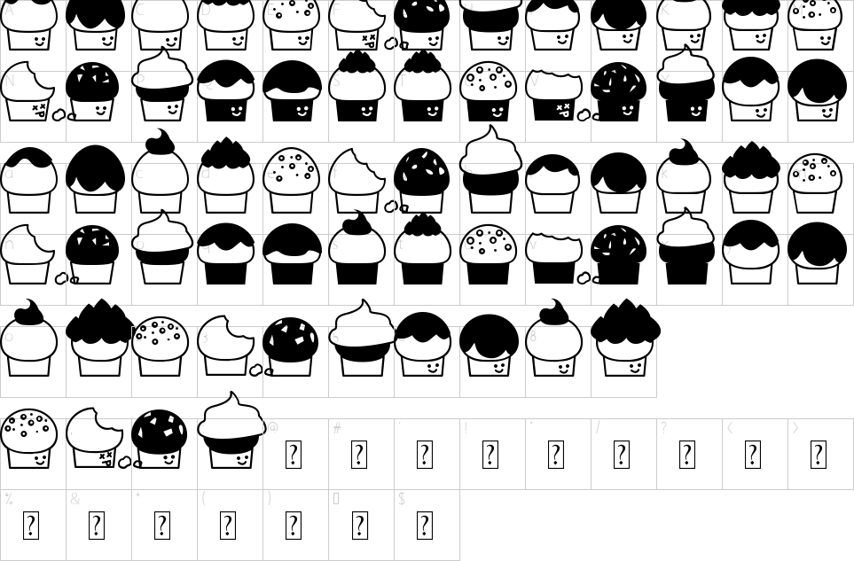 character map