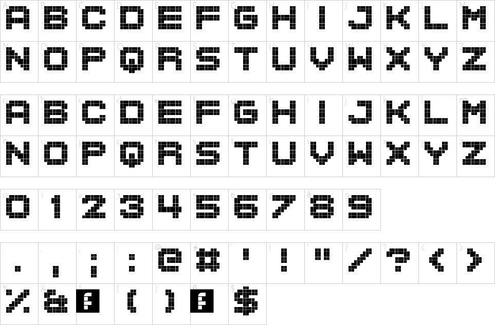 character map