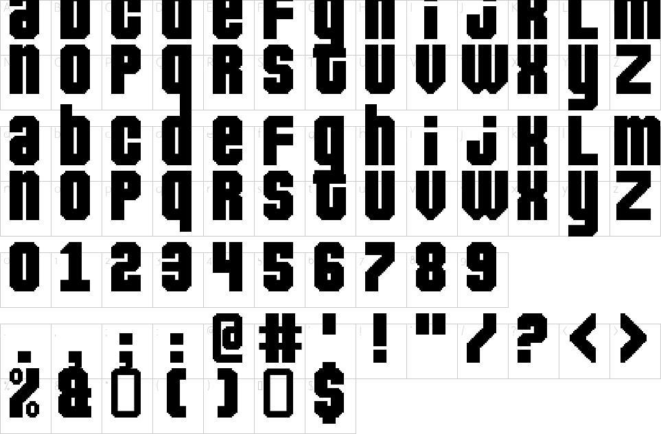 character map