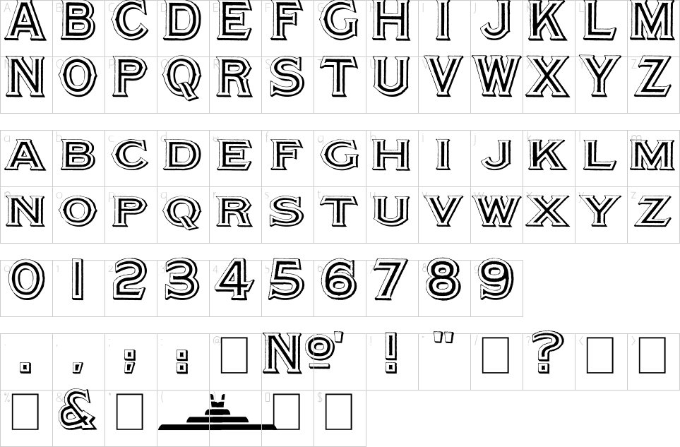 character map