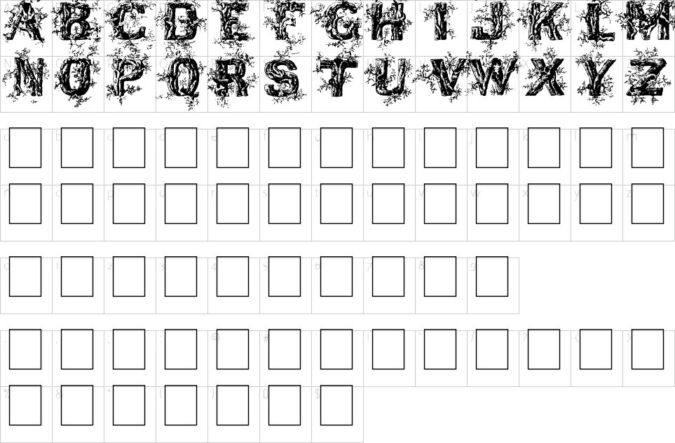 character map