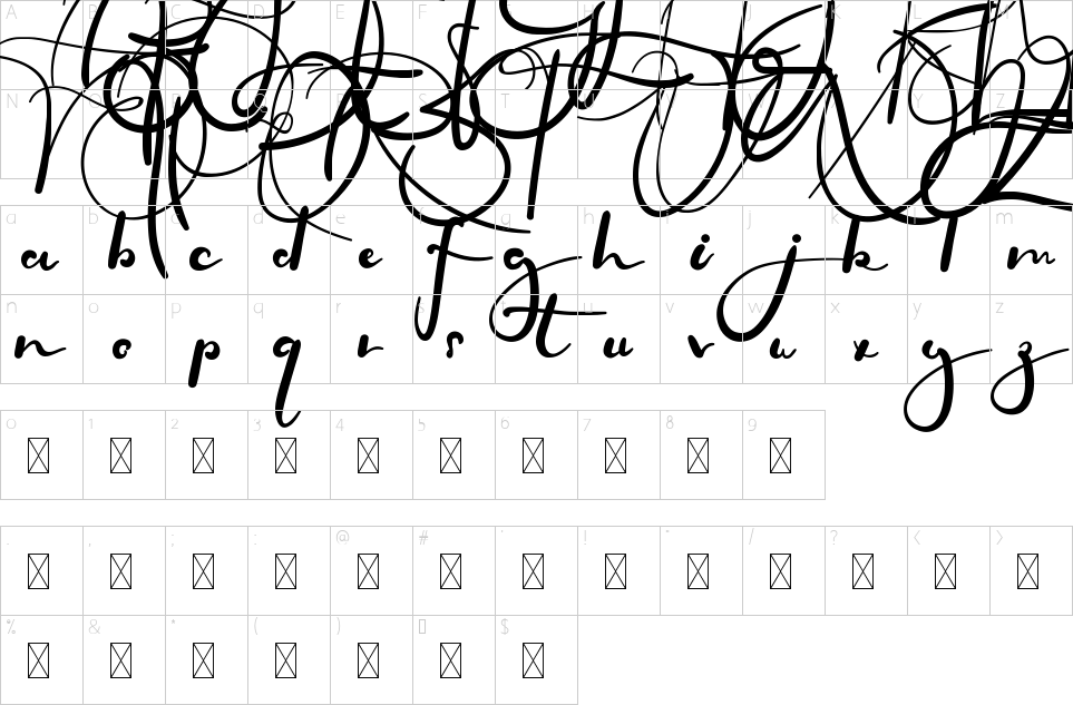 character map