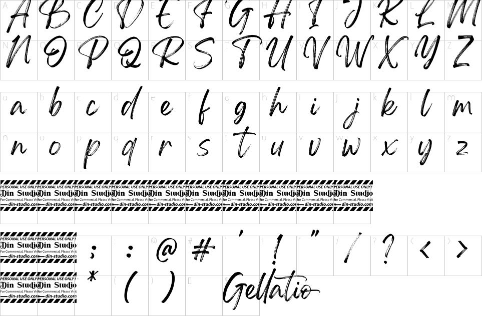 character map