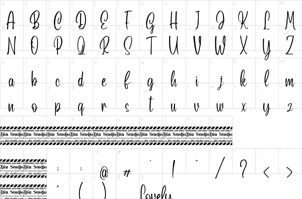 character map