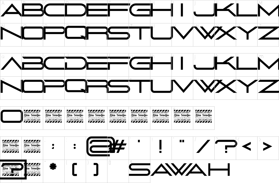 character map