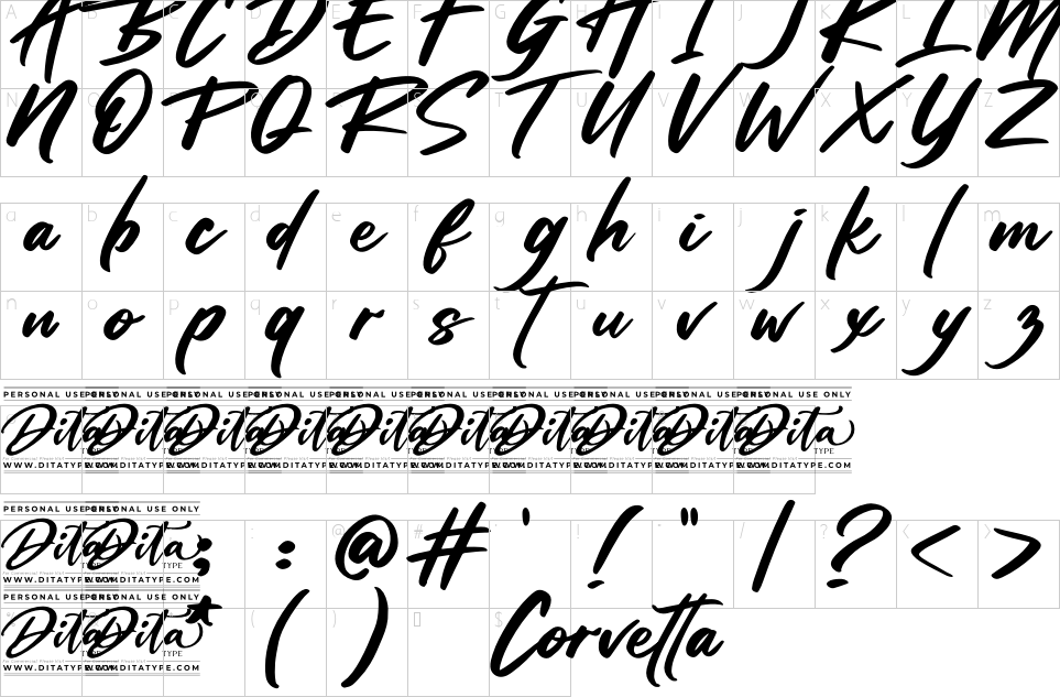 character map