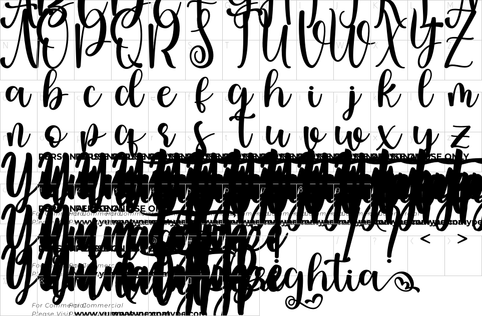 character map