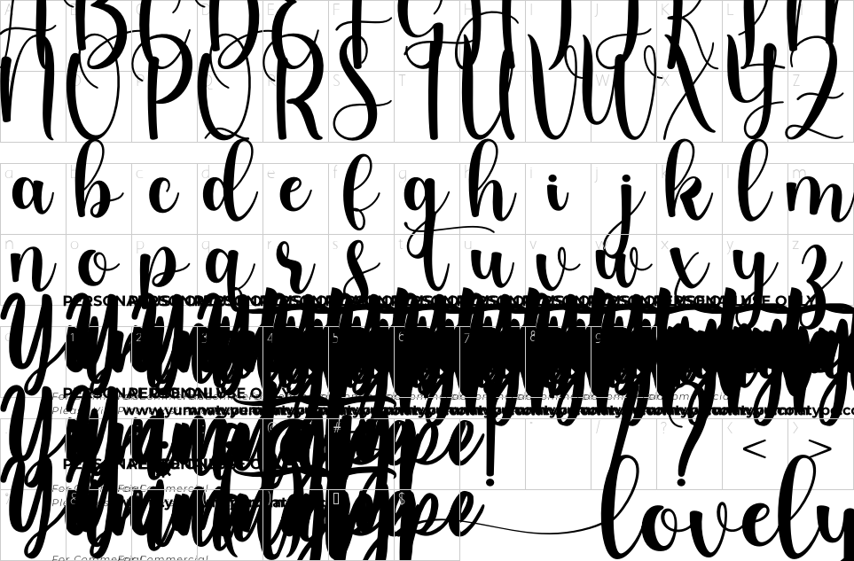 character map