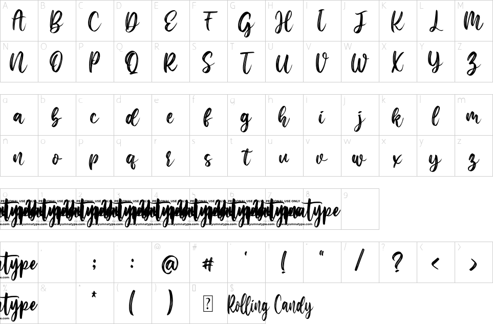 character map