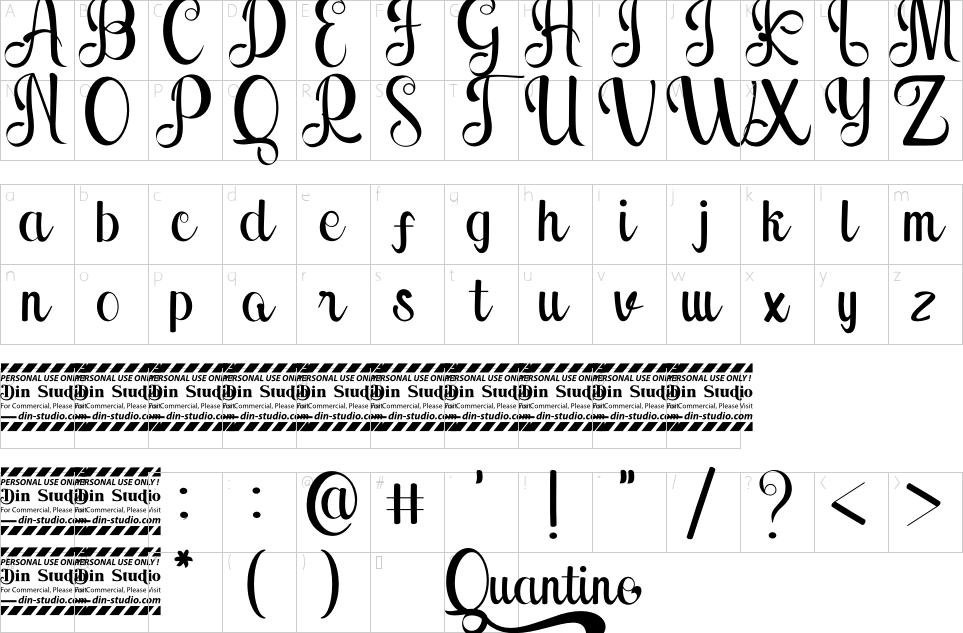 character map