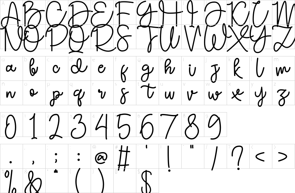 character map