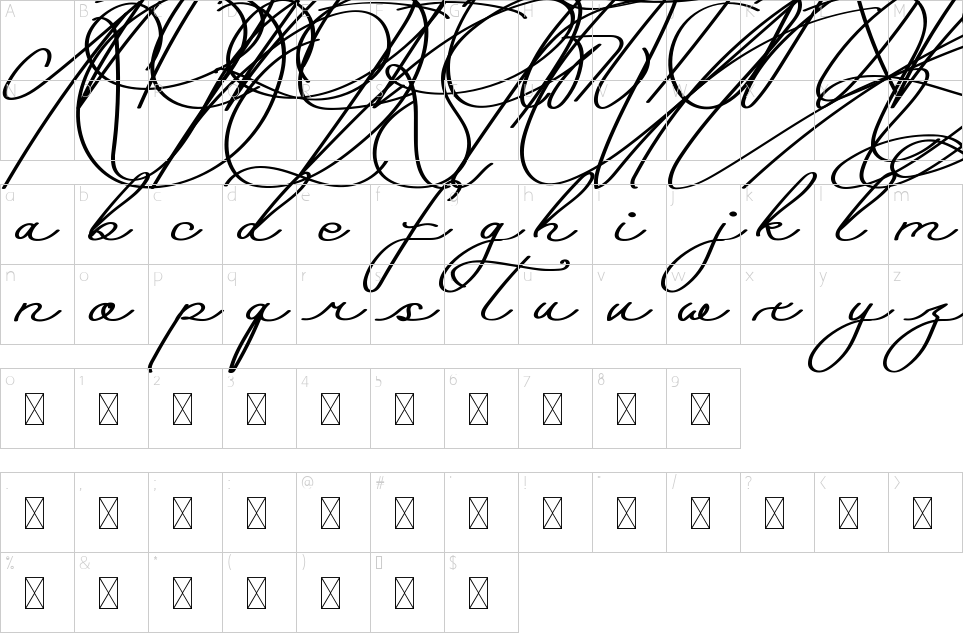 character map