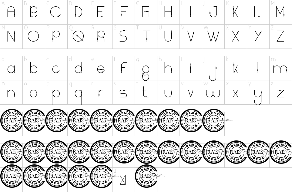 character map