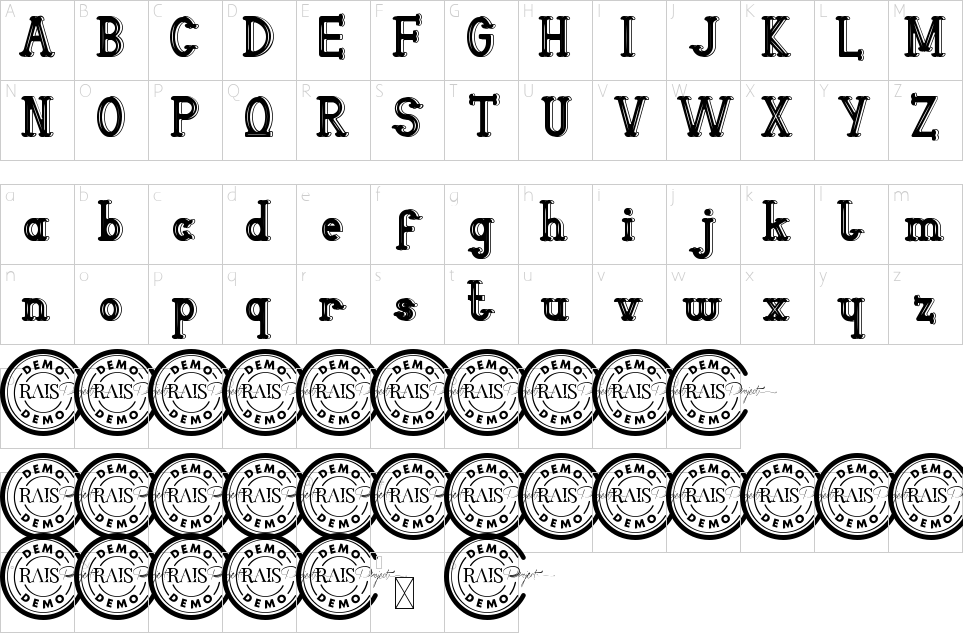 character map