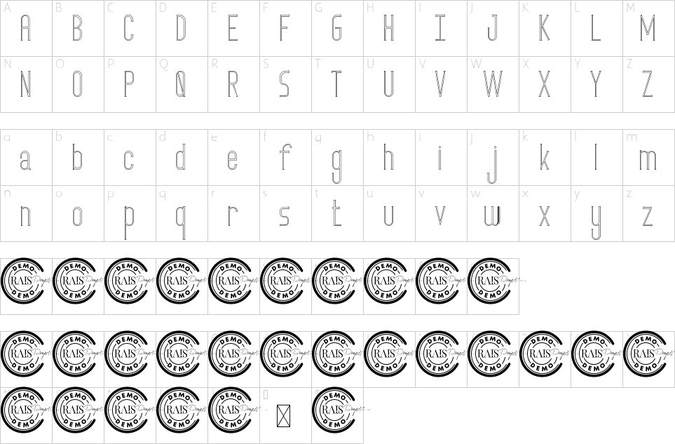 character map