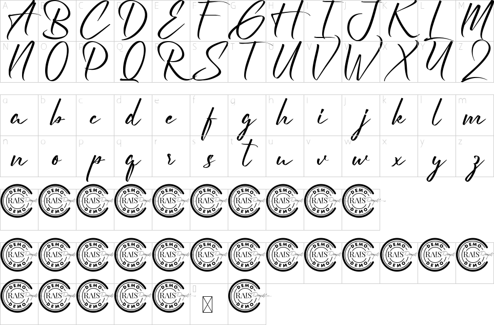 character map