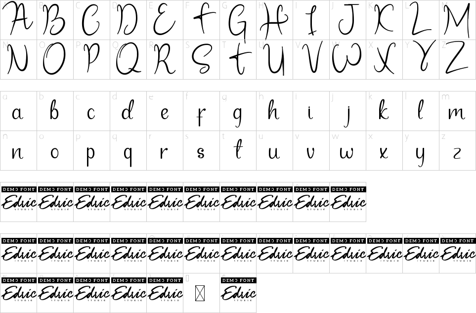 character map