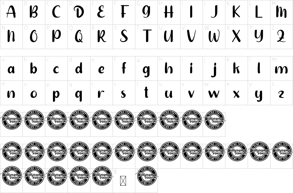 character map