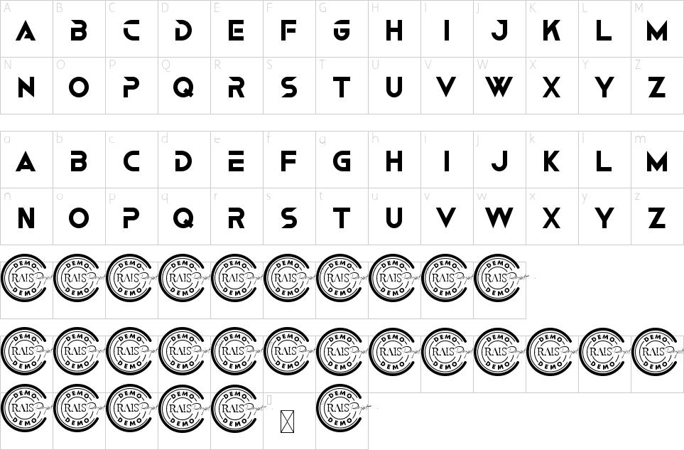 character map