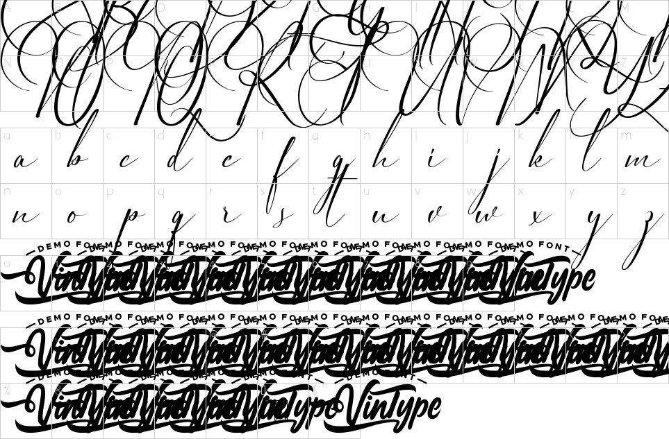 table des caractères