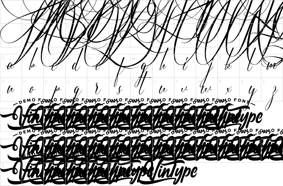 table des caractères