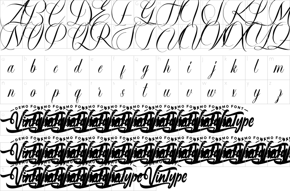 table des caractères