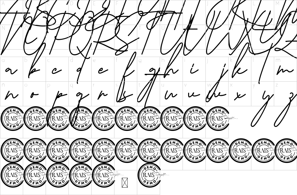 character map