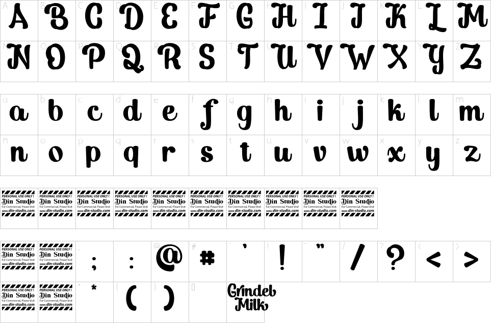 character map